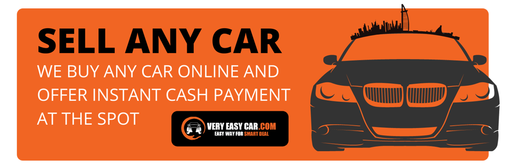 Sell any car in 30 mins from anywhere in Dubai. Sell any used car to Very Easy Car for instant cash payment.